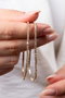 Heliophilia Silver Pulsera de Metal Dorada con Acabado de Laca